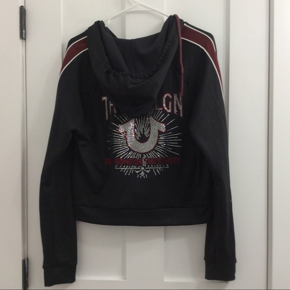 TRUE RELIGION SPARKLE Zip Front Hoodie - Picture 8 of 8